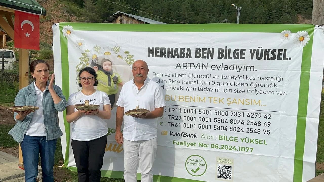 25 Bin TL’ye Satılan Mantar, SMA Hastası Bilge’ye Bağışlandı